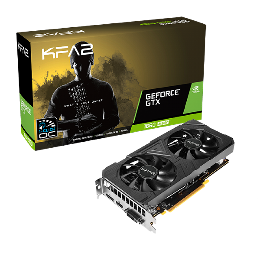 KFA2 GeForce® GTX 1660 Super EX (1-Click OC) - GeForce® GTX 16 SUPER ...