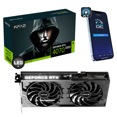 KFA2 GeForce RTX™ 4070 SUPER 1-Click OC 2X V2