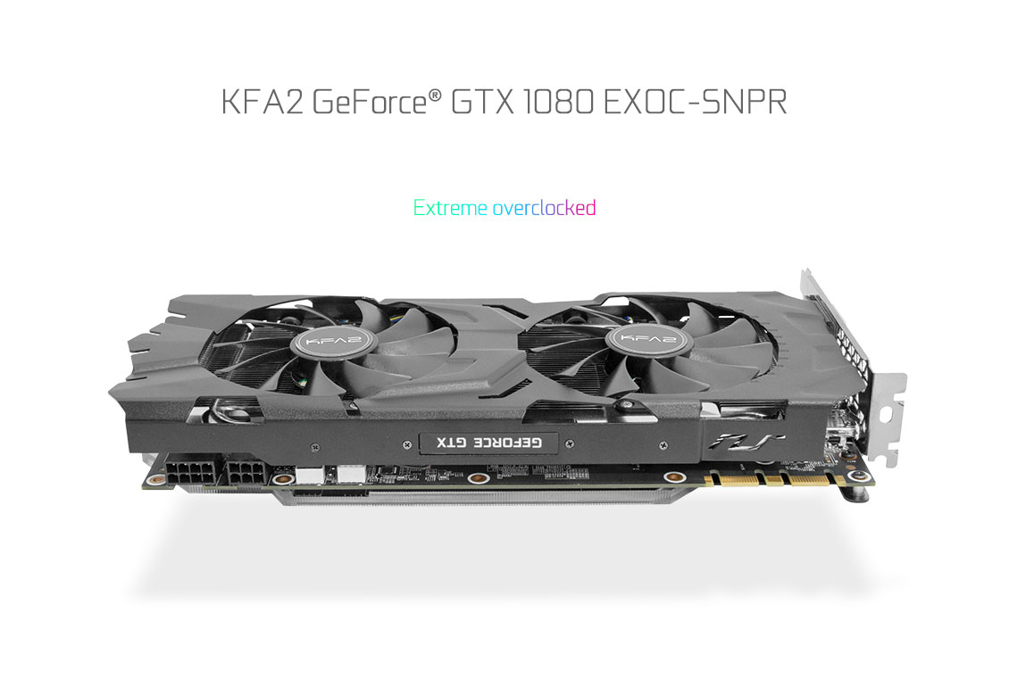 KFA2 GeForce® GTX 1080 EXOC-SNPR BLACK - Graphics Card