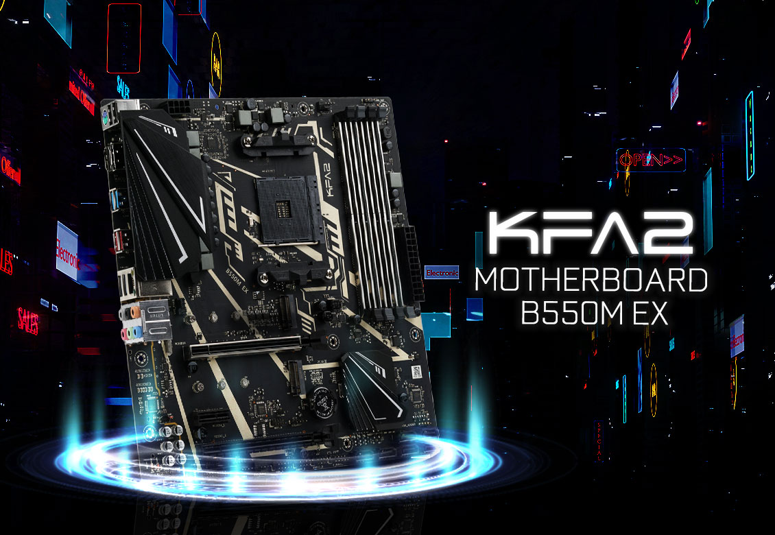 GALAX B550M AMD Motherboard - AMD Series - Motherboard